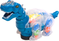 Интерактивная игрушка Sima-Land Динозавр Шестеренки 7817354 / QF05-2 (синий) - 