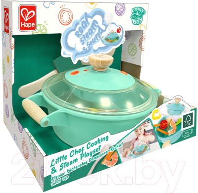 Набор игрушечной посуды Hape Маленький повар / E3187_HP