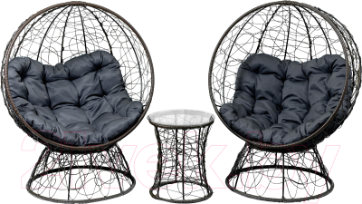 Изображение товара Комплект садовой мебели Garden Story Николетта / CN450-MT/CN350-MT (синий)