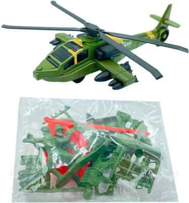 Вертолет игрушечный Sharktoys с солдатиками / 190000008