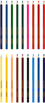 Набор цветных карандашей ГАММА Мультики / 290122_18 (18цв)
