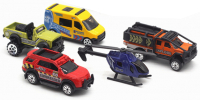 

Набор игрушечной техники Sharktoys, Городской транспорт / 250000014
