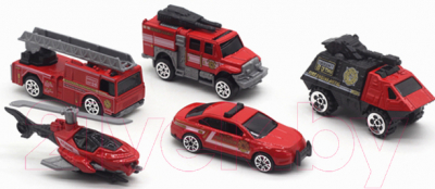Набор игрушечной техники Sharktoys Пожарная служба / 250000015
