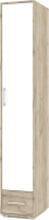 Шкаф-пенал Modern Оливия О12 (серый дуб/белый) - 