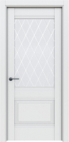 Дверь межкомнатная el'Porta Классико-43 70x200 (Alaska/White Сrystal) - 
