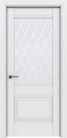 Дверь межкомнатная el'Porta Классико-43 90x200 (Alaska/White Сrystal) - 