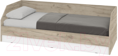 Кровать-тахта Modern Оливия О81 (серый дуб/белый)