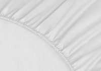 Простыня Сонум Сатин на резинке 120x200 (белый) - 