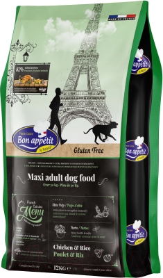 Сухой корм для собак Bon Appetit Dog Adult Maxi Chicken & Rice / 681977 (12кг)
