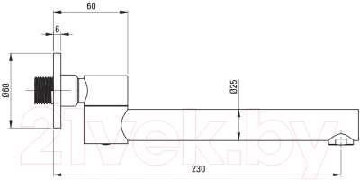 Излив Deante Cascada NAC Z87K