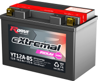 Мотоаккумулятор RDrive eXtremal Iridium YT12A-BS (10.5 А/ч) - 