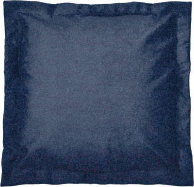 Подушка декоративная Сонум Вельвет 45x45 (с кантом, синий)