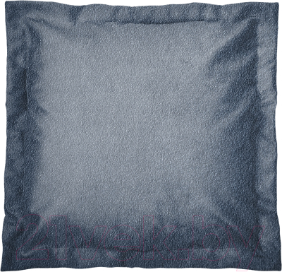 Подушка декоративная Сонум Замша 45x45 (с кантом, синий)