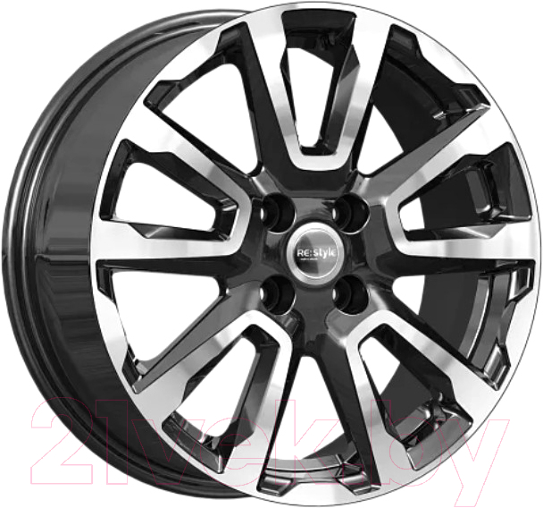 Литой диск K&K КС1026 16x6.5" 4x100мм DIA 60.1мм ET 43мм Алмаз черный