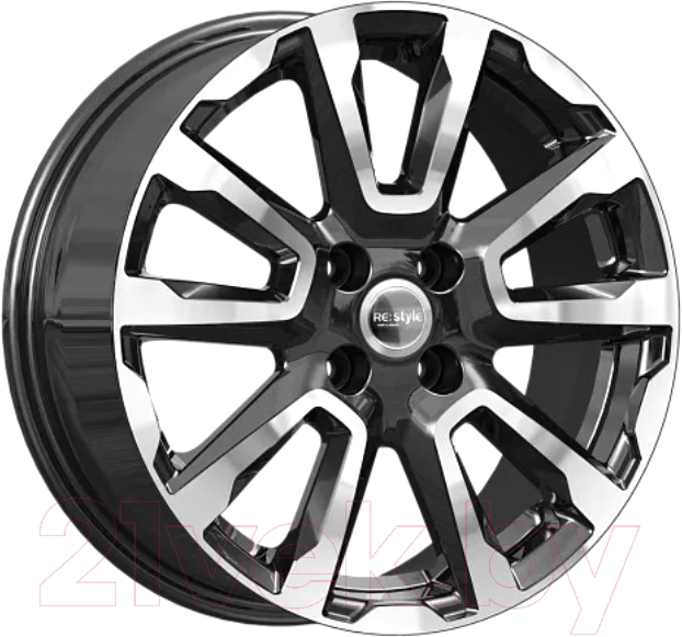 Литой диск K&K КС1026 16x6.5" 4x100мм DIA 60.1мм ET 50мм Алмаз черный
