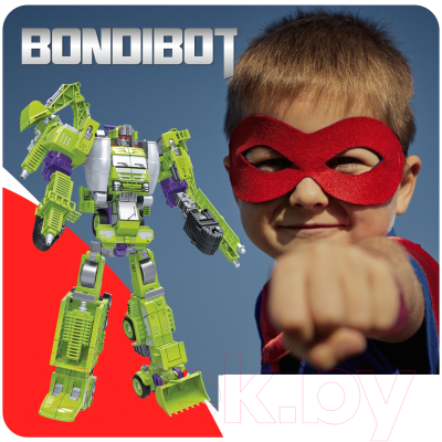 Робот-трансформер Bondibon Bondibot / ВВ5931 (зеленый)