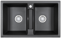 Мойка кухонная GRANULA GR-8101 (черный) - 