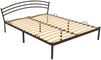 Двуспальная кровать Князев Мебель Марго МО.160.200.М/1 (медный антик) - 