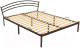 Двуспальная кровать Князев Мебель Марго МО.180.200.М/1 (медный антик) - 