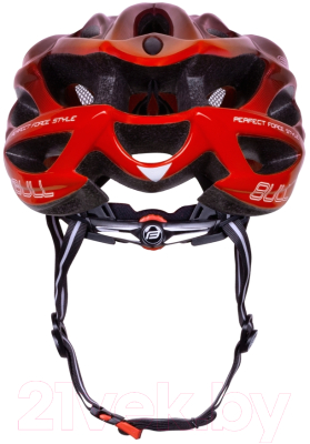 Защитный шлем FORCE Bull Hue / 9029057-F (S/M, черный/красный)