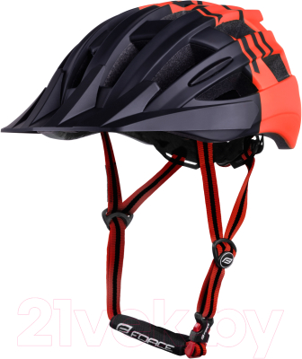 Защитный шлем FORCE Corella MTB / 90297999-F (L/XL, черный/красный)