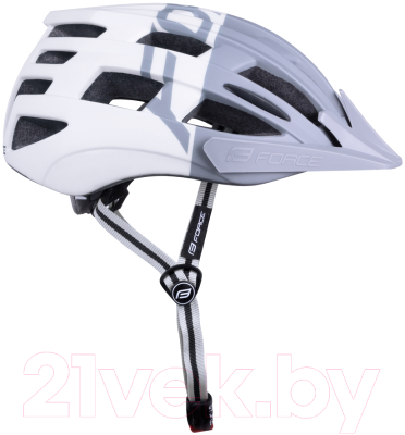 Защитный шлем FORCE Corella MTB / 902976-F (L/XL, серый/белый)