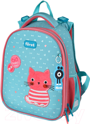 Школьный рюкзак Forst F-Top. Orange cat / FT-RY-010303