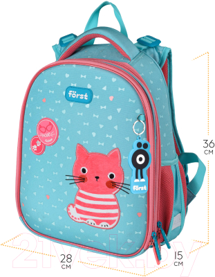 Школьный рюкзак Forst F-Top. Orange cat / FT-RY-010303