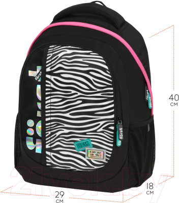 Школьный рюкзак Forst F-Trend. Fashion zebra / FT-RM-070803