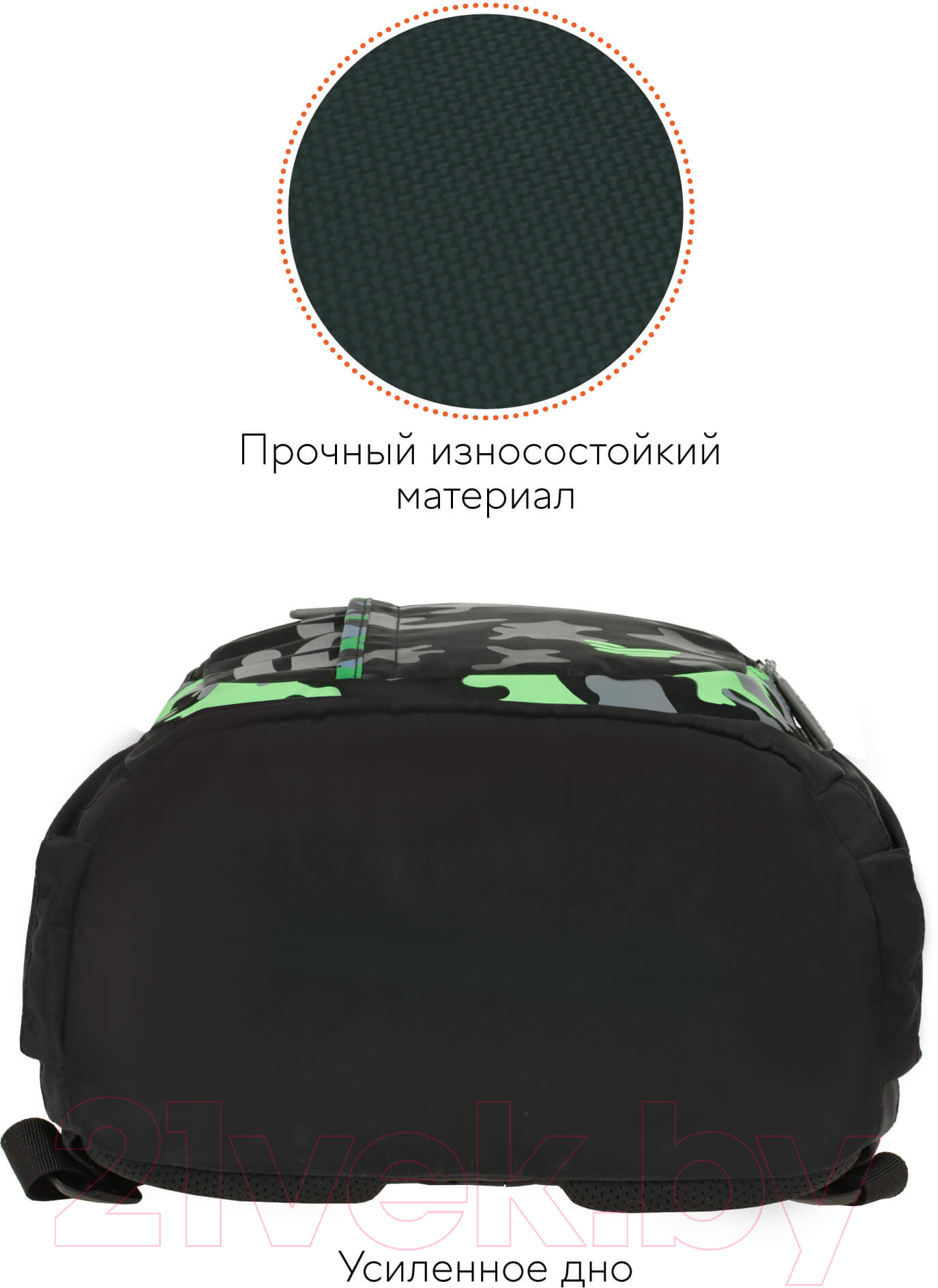 Школьный рюкзак Forst F-Trend. Neon military / FT-RM-070103