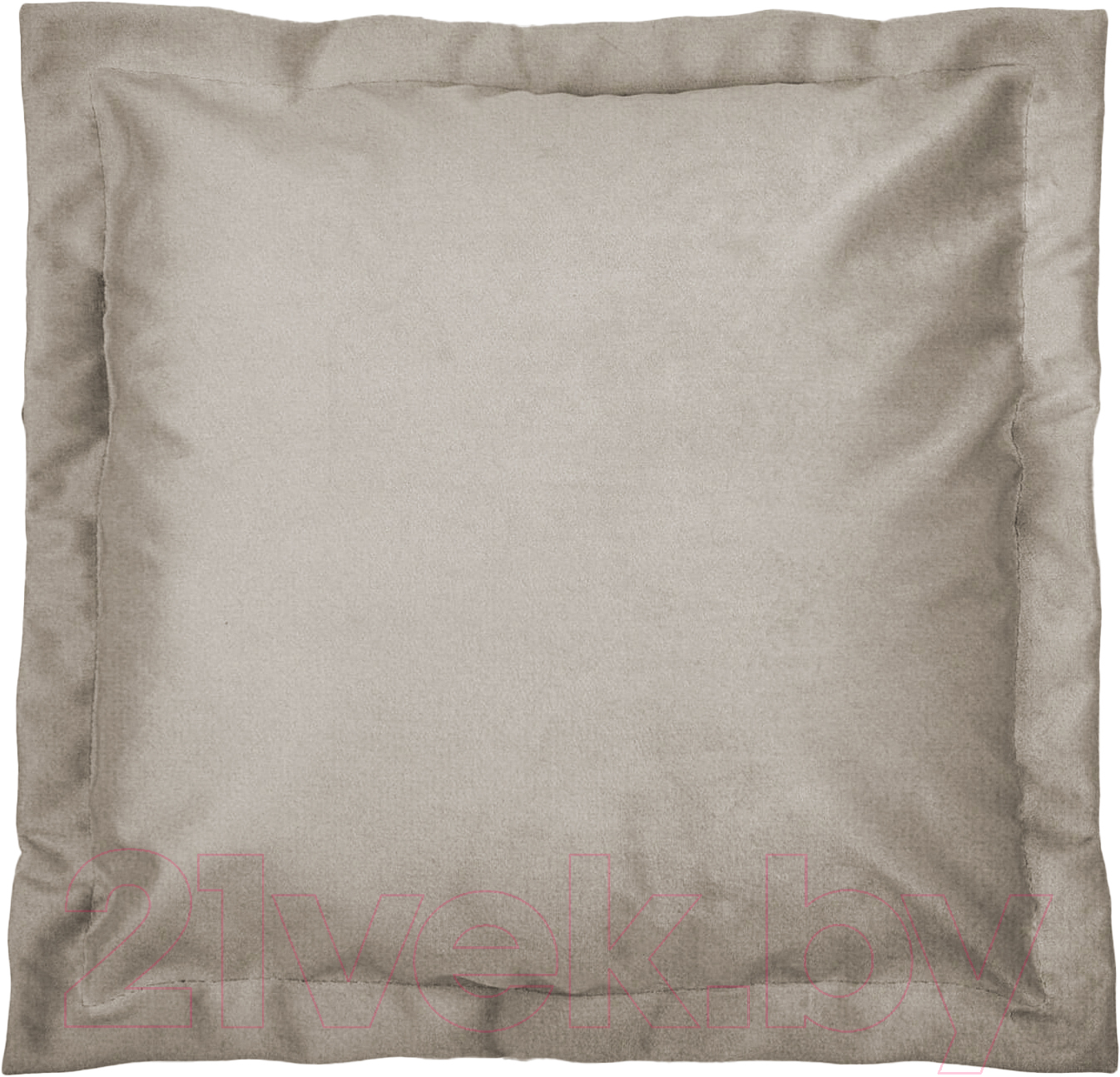 Подушка декоративная Сонум Эвита 45x45 (с кантом, какао)