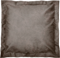 Подушка декоративная Сонум Энигма 45x45 (с кантом, шоколад) - 