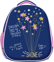 Школьный рюкзак Schoolformat Ergonomic Light 2 Shine Bright РЮКЖКМБ2-ШНБ (синий) - 