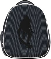Школьный рюкзак Schoolformat Ergonomic Light 2 SKATE LIFE РЮКЖКМБ2-СКЛ (черный) - 