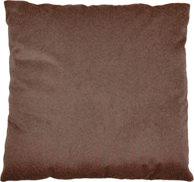 Подушка декоративная Сонум Вельвет 45x45 (коричневый)