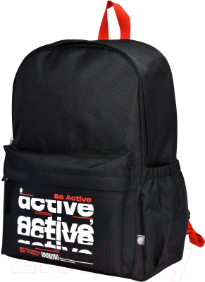 Школьный рюкзак Schoolformat Soft Be Active РЮК-БКВ (черный)