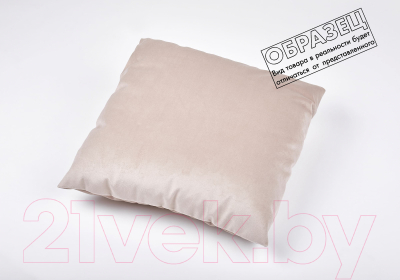 Подушка декоративная Сонум Микровелюр 45x45 (светло-серый)
