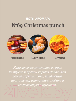 Аромадиффузор Aroma Republic Christmas Punch №69 / 93831 (70мл)