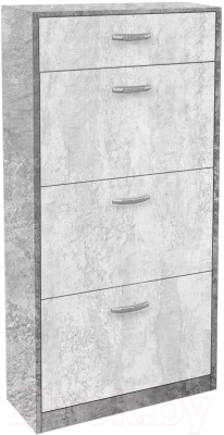 Тумба для обуви Артём-Мебель СН-100.12 (бетон спаркс лайт/бетон спаркс)