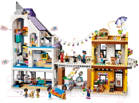 Конструктор Lego Friends Магазины цветов и дизайна в центре / 41732