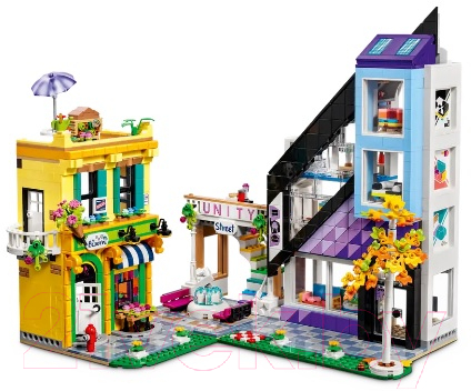 Конструктор Lego Friends Магазины цветов и дизайна в центре / 41732