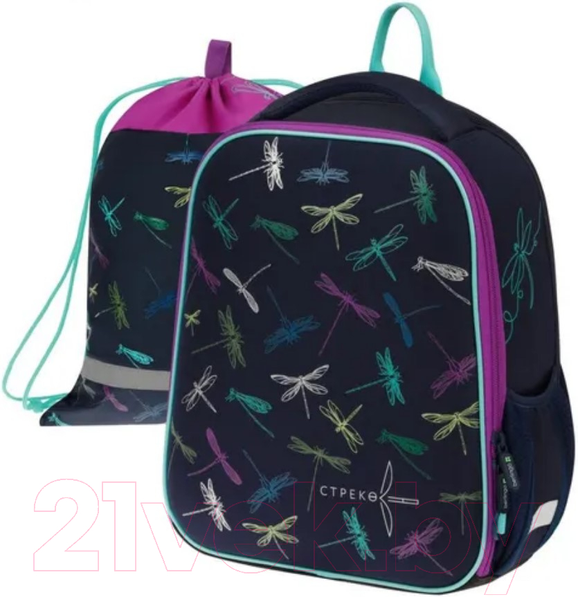 Школьный рюкзак Berlingo Expert Mini. Dragonfly / RU09046