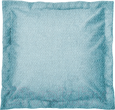 Подушка декоративная Сонум Рогожка 45x45 (с кантом, голубой)