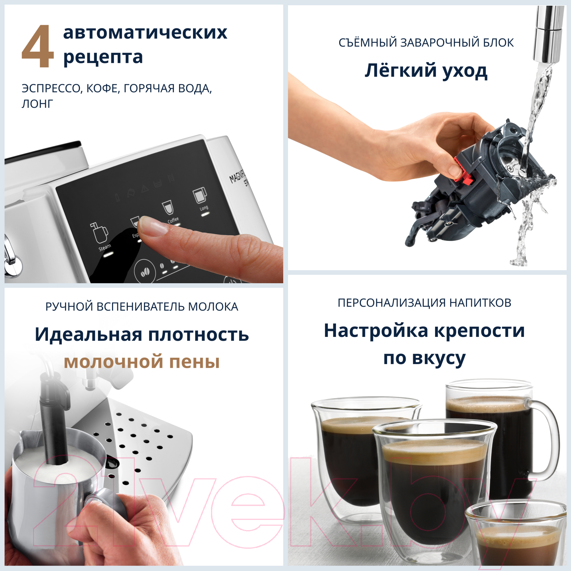 Кофемашина DeLonghi Magnifica Start ECAM220.20.W — фото 4