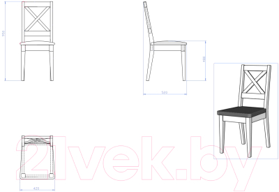 Стул Мебель-Класс Юнона МКЕ-300.7 (Verona Premium 66/белый)