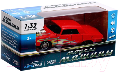 Автомобиль игрушечный Автоград Muscle car / 9313563 (красный)