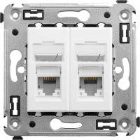 Розетка DKC Avanti RJ-45 / 4400294 (белое облако) - 