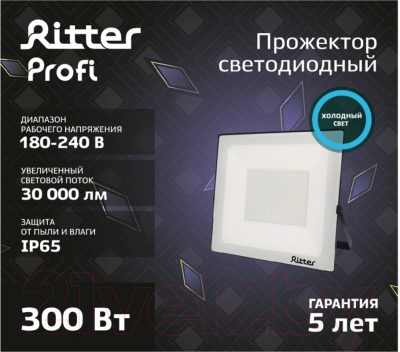 Прожектор REV Ritter Profi / 53413 0 (черный)