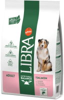 Сухой корм для собак Libra Dog для взрослых всех пород с лососем (12кг) - 