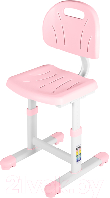 Парта+стул Anatomica Study-100 Lux-02 (белый/розовый/светло-розовый)